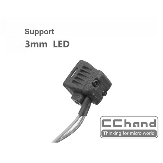 CCHAND A-Pillar Spotlights LED Pod Lights for Capo JKMAX 1/8 RC Crawler Upgrade Parts