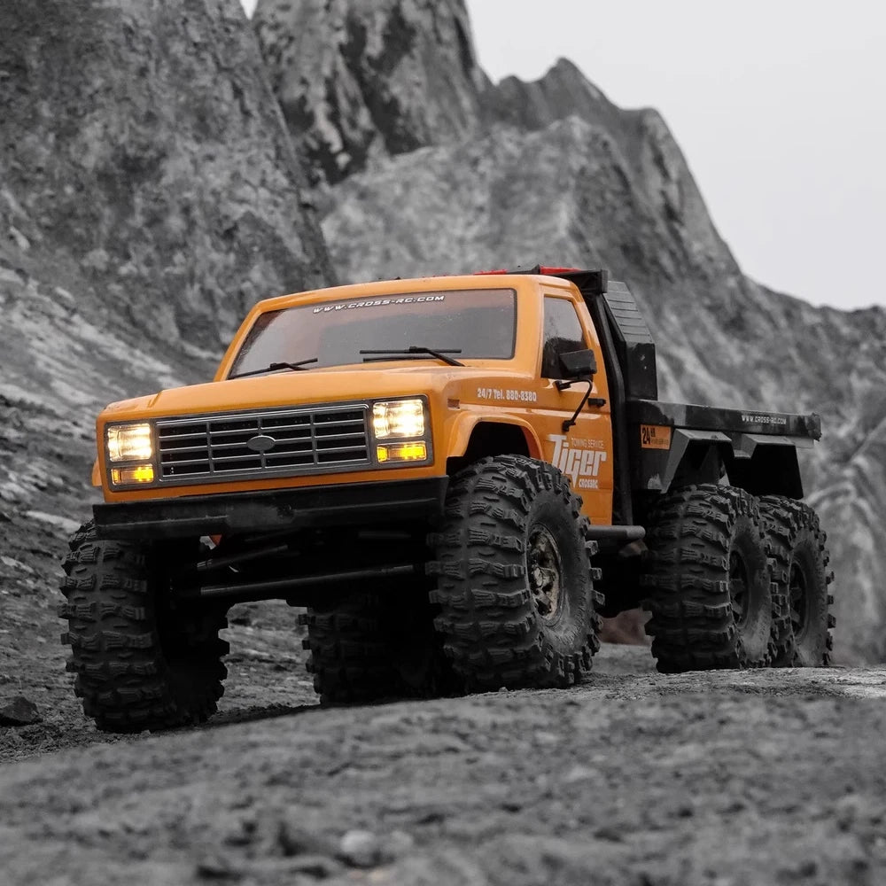 CROSSRC EMO XL 1/8 RC Car 6WD 6X6 Climbing Crawler Off-Road Vehicle Electric Remote Control Truck Model for Adult Boys Toys