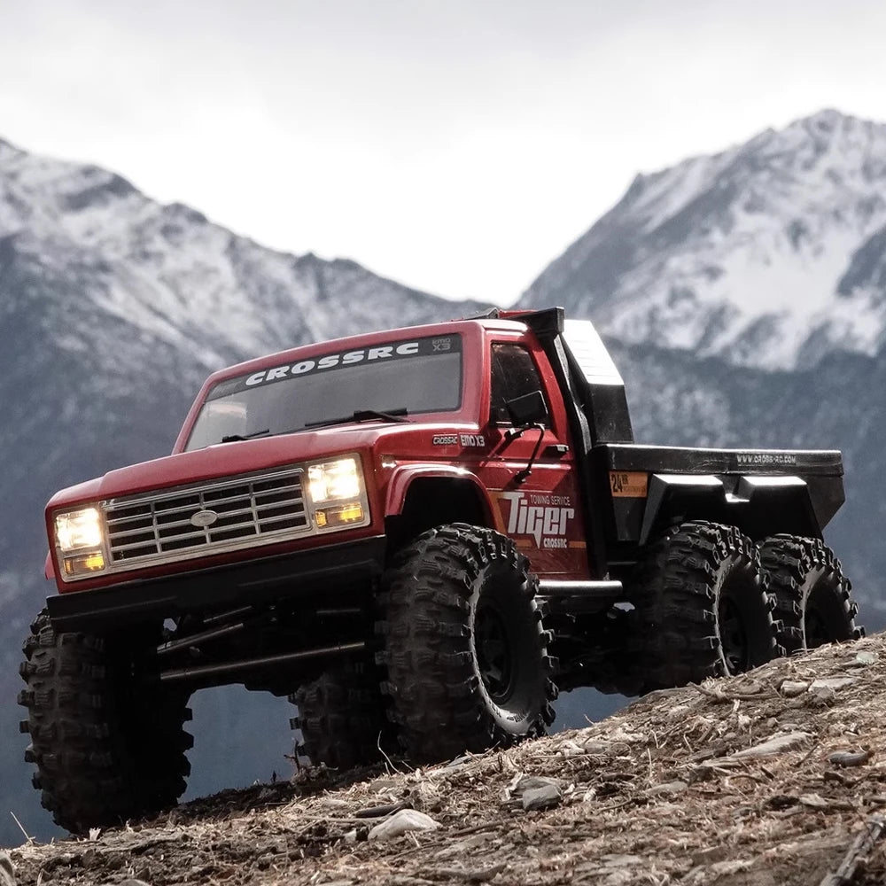 CROSSRC EMO XL 1/8 RC Car 6WD 6X6 Climbing Crawler Off-Road Vehicle Electric Remote Control Truck Model for Adult Boys Toys