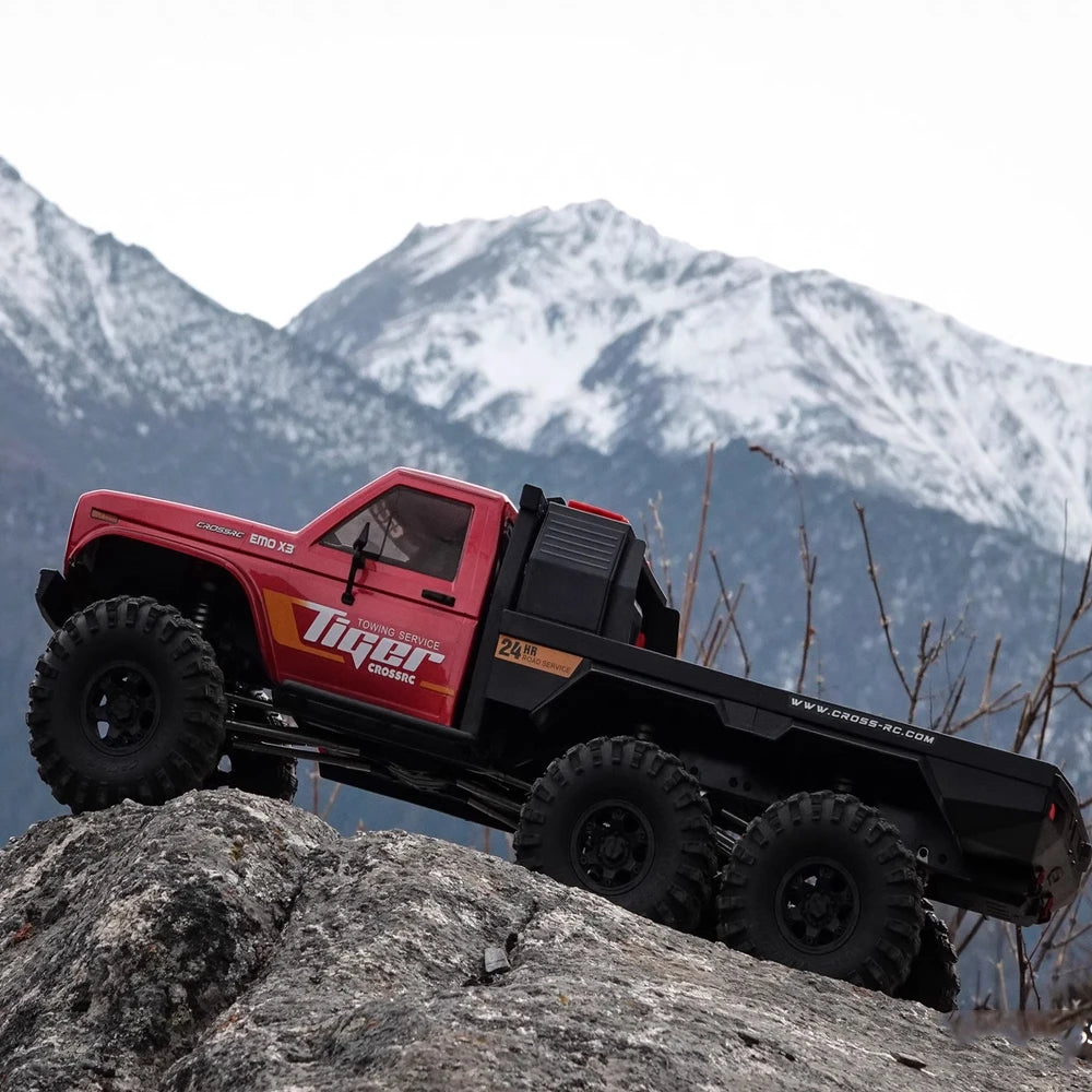CROSSRC EMO XL 1/8 RC Car 6WD 6X6 Climbing Crawler Off-Road Vehicle Electric Remote Control Truck Model for Adult Boys Toys