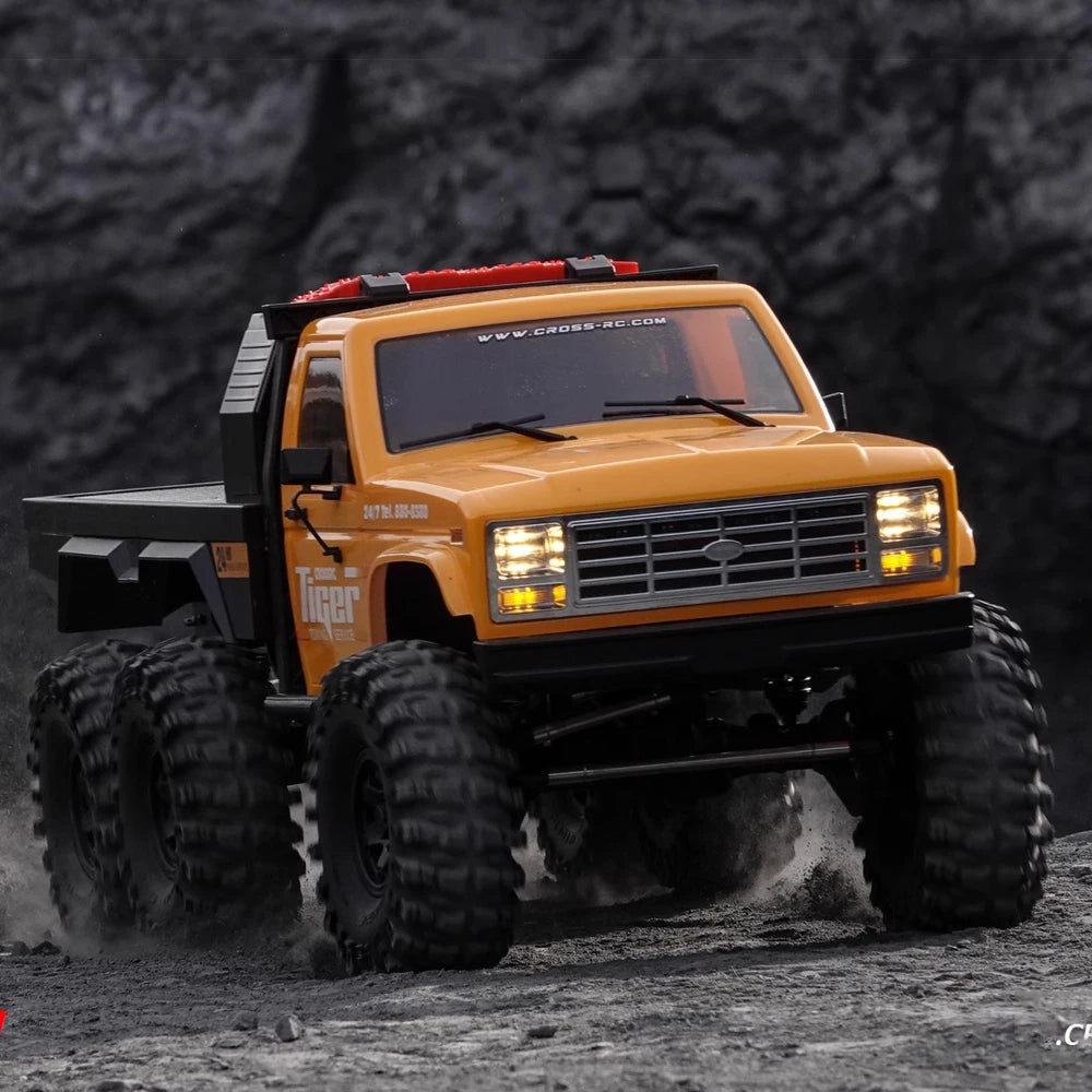 CROSSRC EMO XL 1/8 RC Car 6WD 6X6 Climbing Crawler Off-Road Vehicle Electric Remote Control Truck Model for Adult Boys Toys