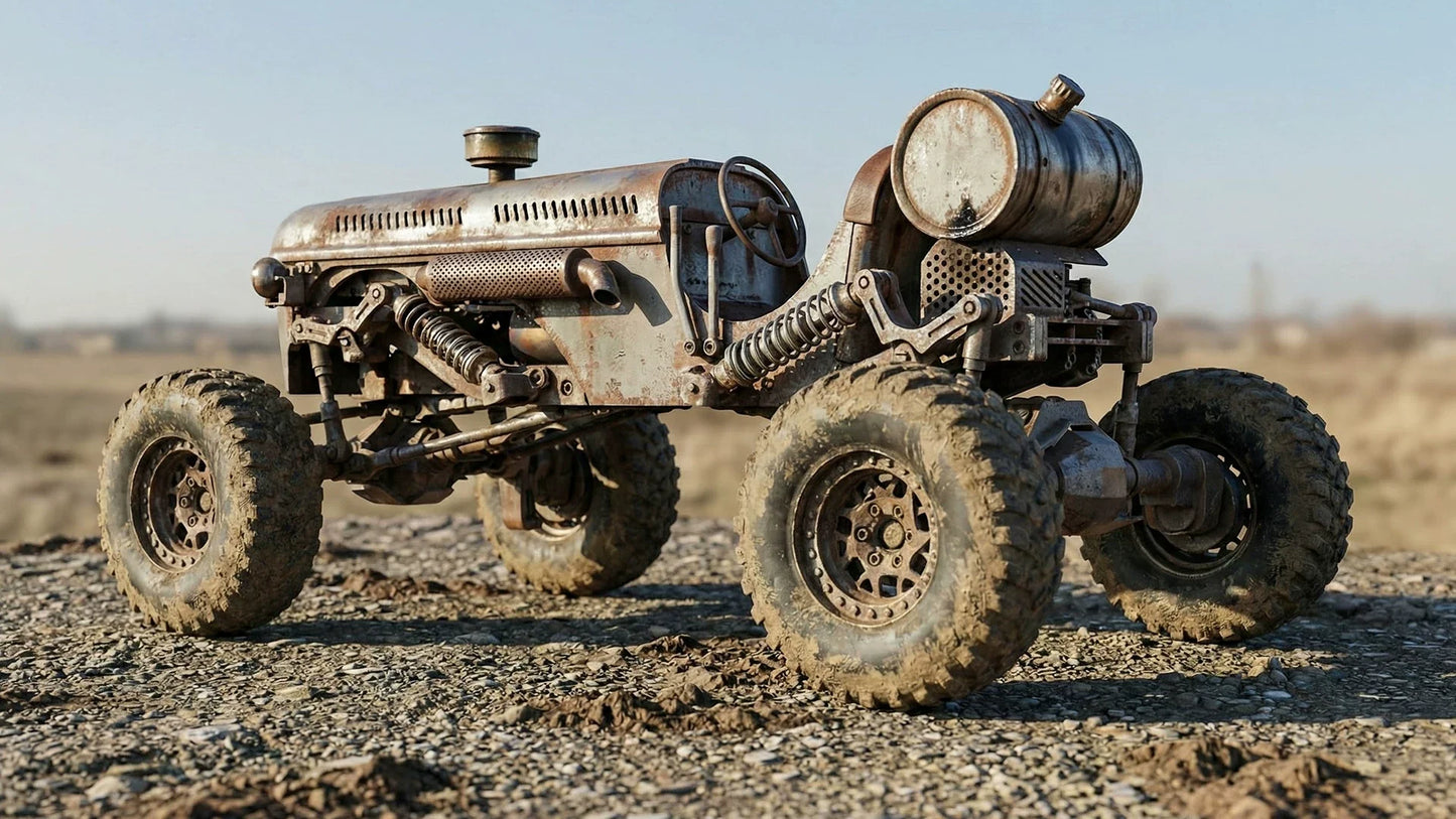 1/10 RC Crawler TG1 "Tugou" CNC Full Metal High-Performance Rock Crawler KIT Version Off-Road Chassis