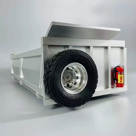 1/14 Scale RC Dump Bed Cargo Box for Tamiya 6x6 Tipper Truck DIY Upgrade Parts