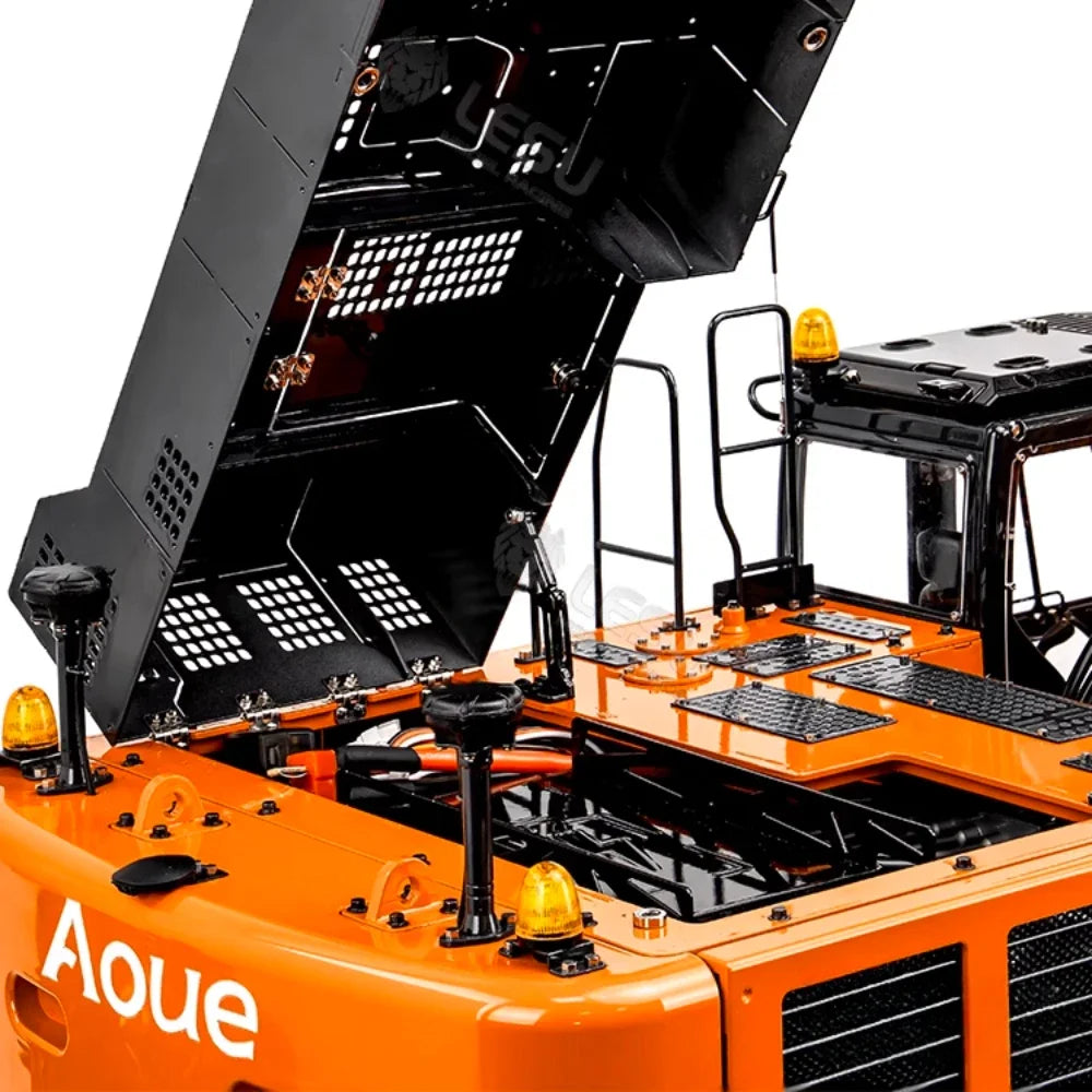LESU ZX490 RC Excavator 1/14 Hydraulic RC Excavator Heavy Engineering Metal Model Aoue ZX490 Remote Control Excavator Boy Toy