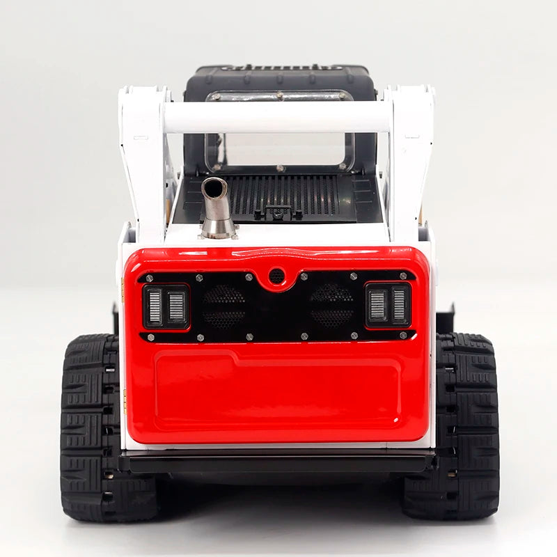 Free Shipping SM770 Bobcat Loader 1/14 RC Crawler Metal Hydraulic Skid Steer Loader RTR Bobcat Engineering Vehicle Model Boy Toy Gift