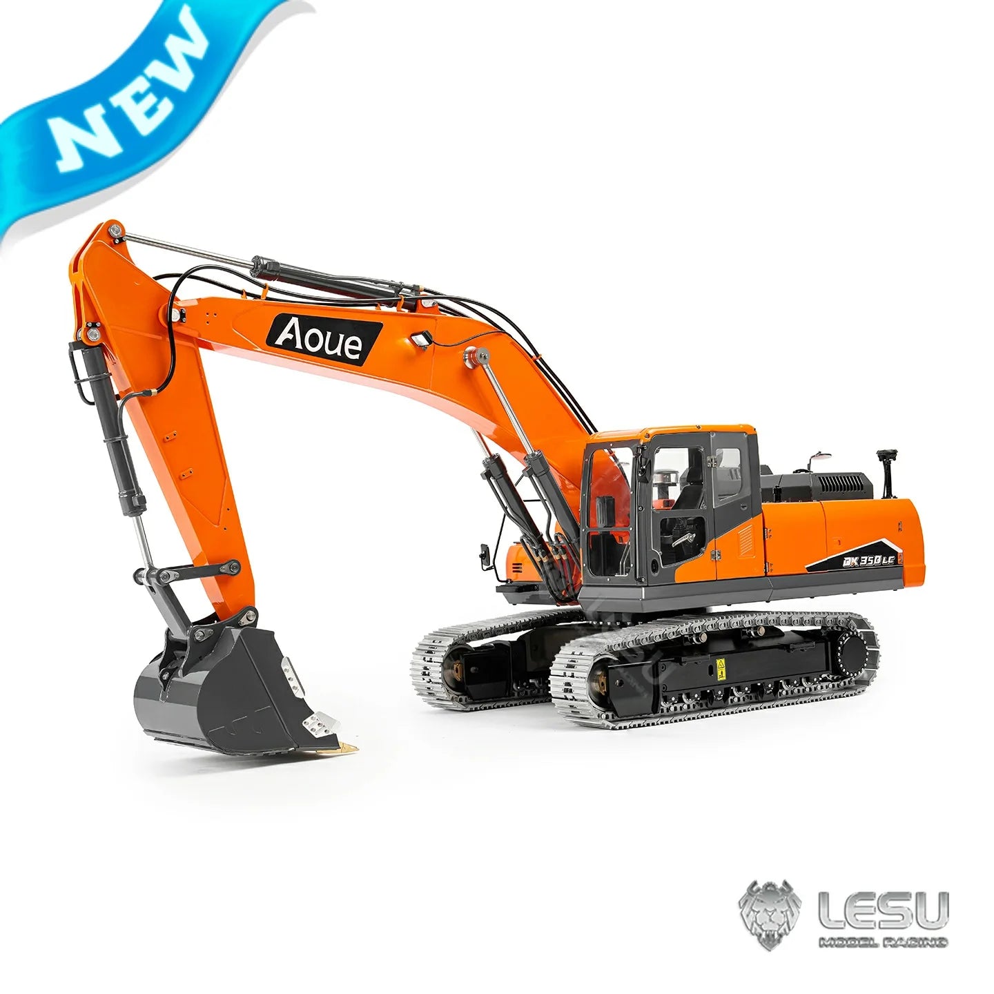 LESU DX350LC RC Excavator 1/14 Hydraulic RC Excavator Metal Model RTR Hydraulic 3-way Valve Remote Control Truck Model Boy Toys