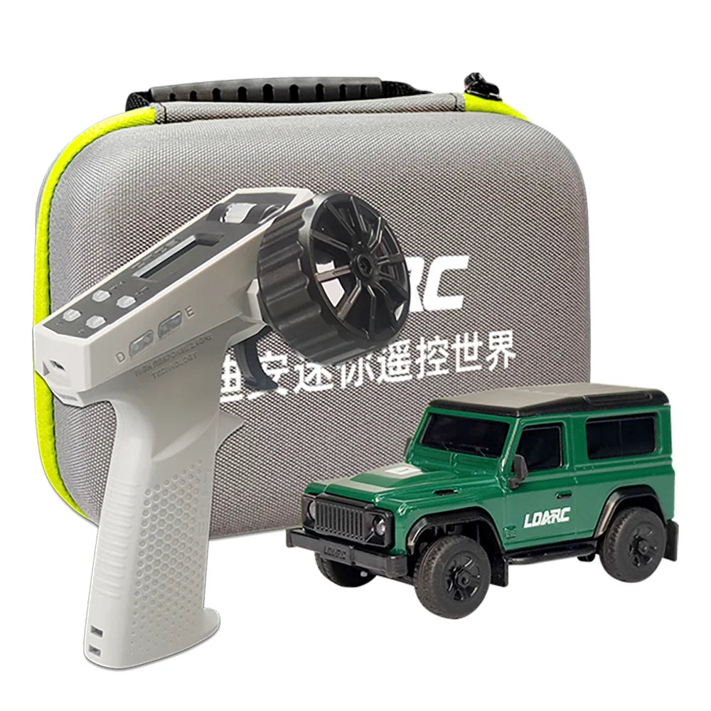LDARC R01 1/64 Mini RC Rock Crawler - Micro Scale Electric Desktop Remote Control Truck RTR