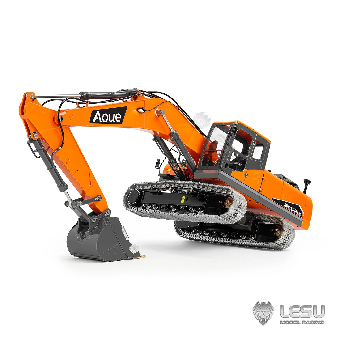 LESU DX350LC RC Excavator 1/14 Hydraulic RC Excavator Metal Model RTR Hydraulic 3-way Valve Remote Control Truck Model Boy Toys