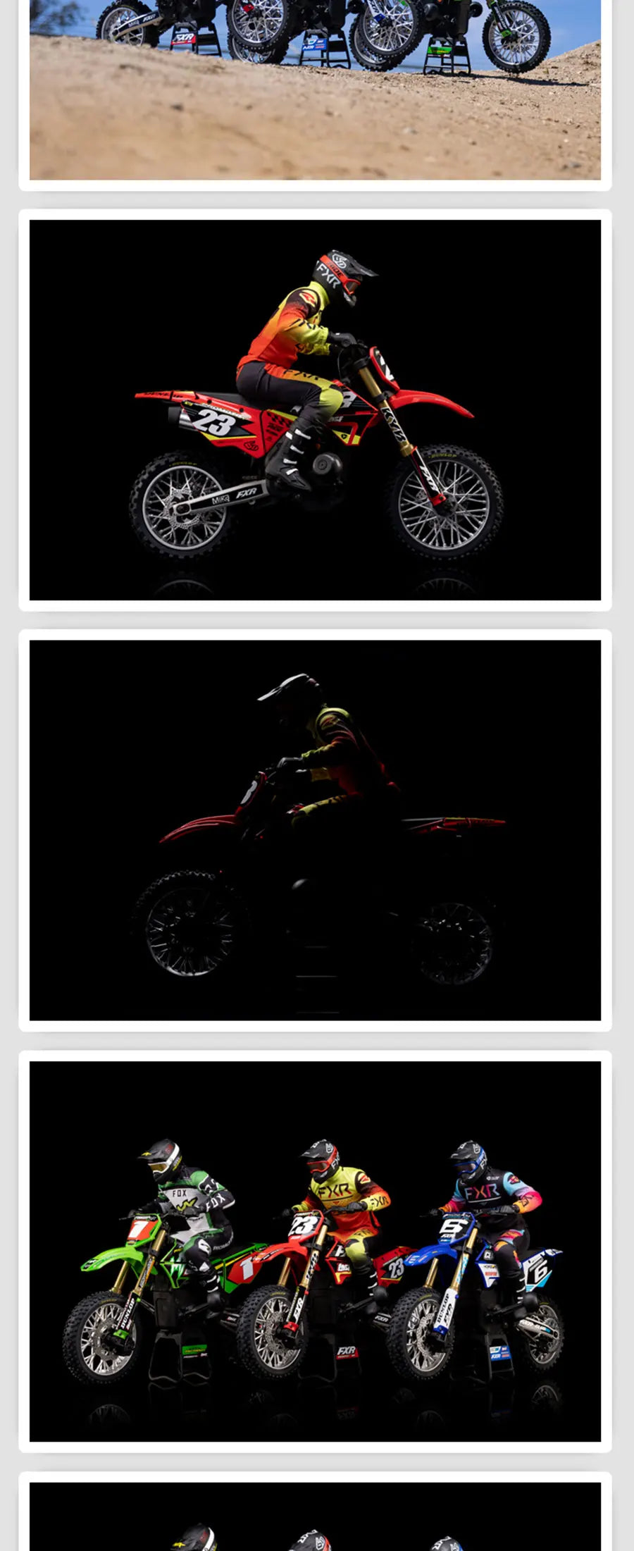 LOSI RC Motorcycle 1/14 Off-road Motorcycle Electric Brushless Mountain Off-road Motorcycle Remote Control Car Model Toy