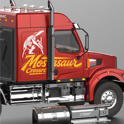 CROSSRC 1/7 EMOR RC Crawler Heavy Truck Tractor Electric Off-Road Model Car American Heavy Truck