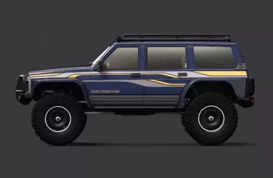 YK4107 1/10 4WD Scale RC Rock Crawler Brushed RTR (Nissan Patrol Style)