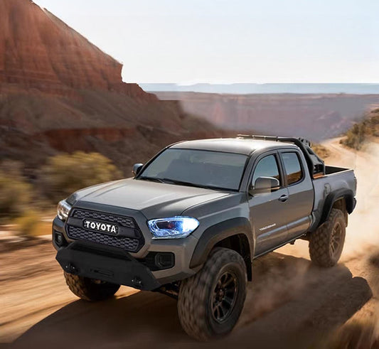 FMS 1/24 Toyota Tacoma Official Licensed RC Crawler - 4WD Simulation Off-Road Adventure Truck RTR