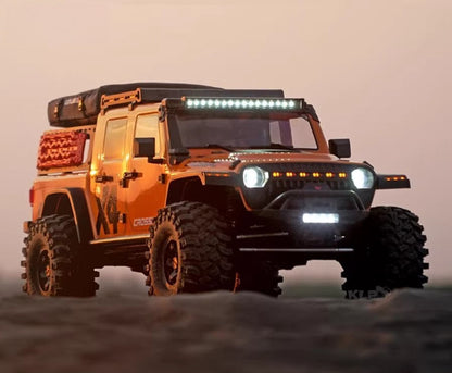 Model EMO X4 Leopard 1/8 Professional 4x4 RC Crawler - Waterproof Brushless High-Performance Off-Road Adventure Truck (RTR)