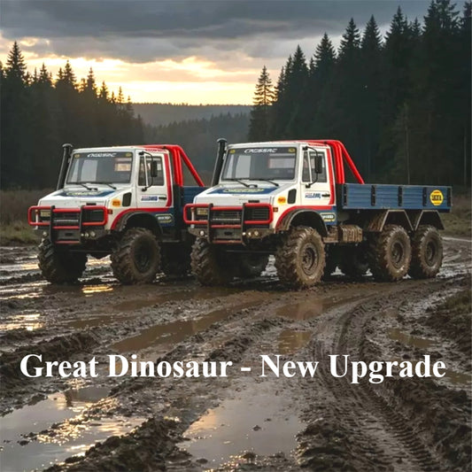Crossrc EMO XX 1/6 Large Dinosaur Upgrade Version Stegosaurus & Brontosaurus Remote Control Climbing Car Model Toy