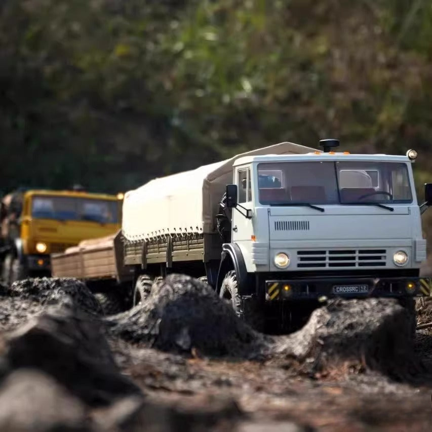 1/12 8x8 RC Military Truck KIT 8WD Heavy Duty Off-Road Crawler with 2-Speed Gearbox High Torque Chassis