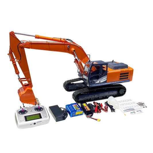 Hitachi Excavator 1/12 360-5 Remote Control Hydraulic Excavator Metal Model Hydraulic Remote Control Excavator Engineering Machinery Model Gift Toy