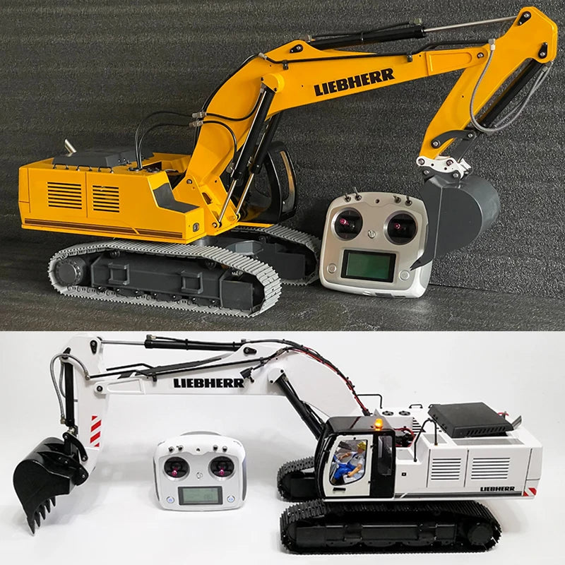 1/12 954 Remote Control Hydraulic Excavator Metal Model RTR Engineering Machinery RC Car Excavator Adult Remote Control Toys