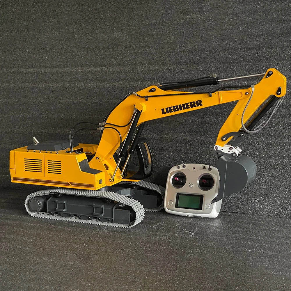 1/12 954 Remote Control Hydraulic Excavator Metal Model RTR Engineering Machinery RC Car Excavator Adult Remote Control Toys