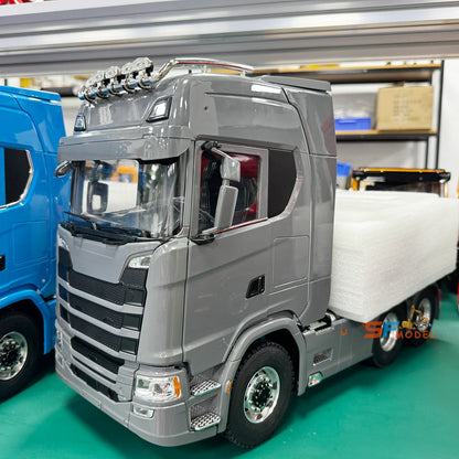 1/14 6x6 Trailer Tamiya 770S Tractor Truck with Lights and Sounds Metal Chassis RTR Model Toy Rc Cars for Adults