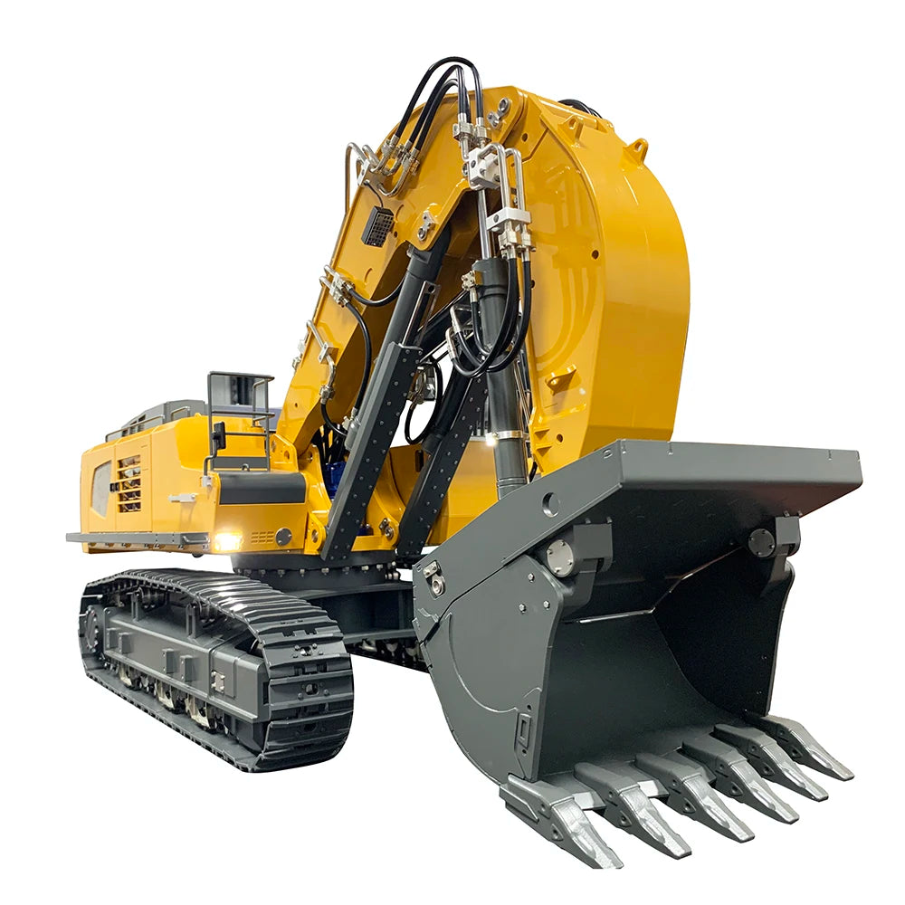 Free Shipping K970-200 RC Excavator 1/14 RC Hydraulic Excavator Metal Model Front Shovel Hydraulic Excavator Model Toy Gift in Stock