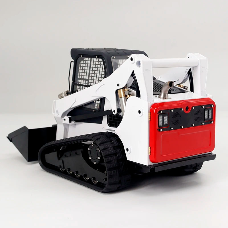 Free Shipping SM770 Bobcat Loader 1/14 RC Crawler Metal Hydraulic Skid Steer Loader RTR Bobcat Engineering Vehicle Model Boy Toy Gift