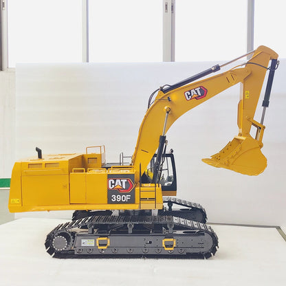 CAT 1/8 390F RC Full Brushless Hydraulic Excavator Metal Heavy Engineering Excavator Model Adult RC Car Toys