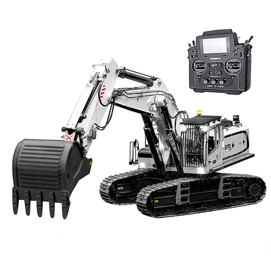 In Stock 1/14 RC Hydraulic Excavator K970 Metal Excavator Heavy Duty Mining Model with Battery RC Adult Car Toys