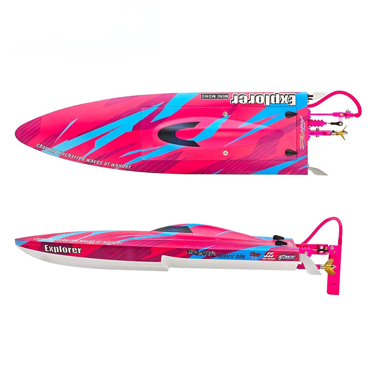 TFL Explorer 1158 Brushless RC Boat - 450mm High-Speed V-Hull Electric Racing Boat (RTR)