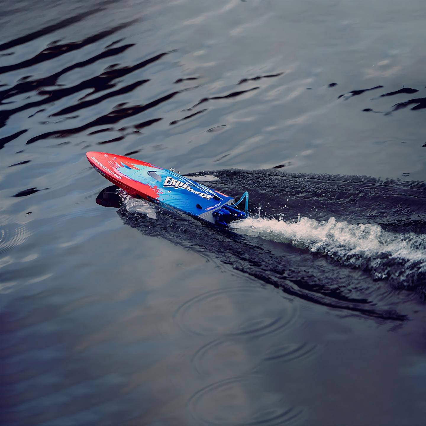 TFL Explorer 1158 Brushless RC Boat - 450mm High-Speed V-Hull Electric Racing Boat (RTR)