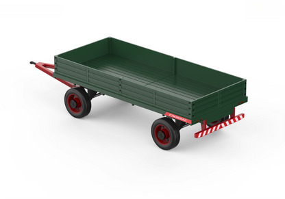 CROSSRC T009 1/14 Heavy Duty Full Trailer RTR Metal Flatbed Tow Truck Trailer