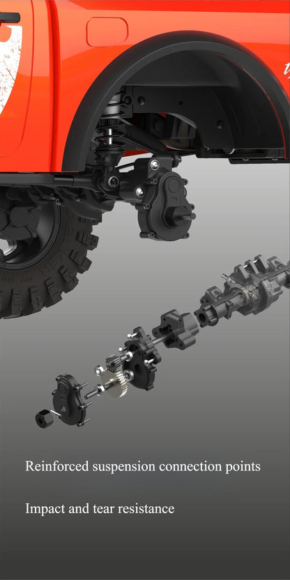 CROSSRC Big Dinosaur RC Car 1/5 Scale Brushless Version RC Off-Road Pickup Climbing Car 2025 New Remote Control Car Toy