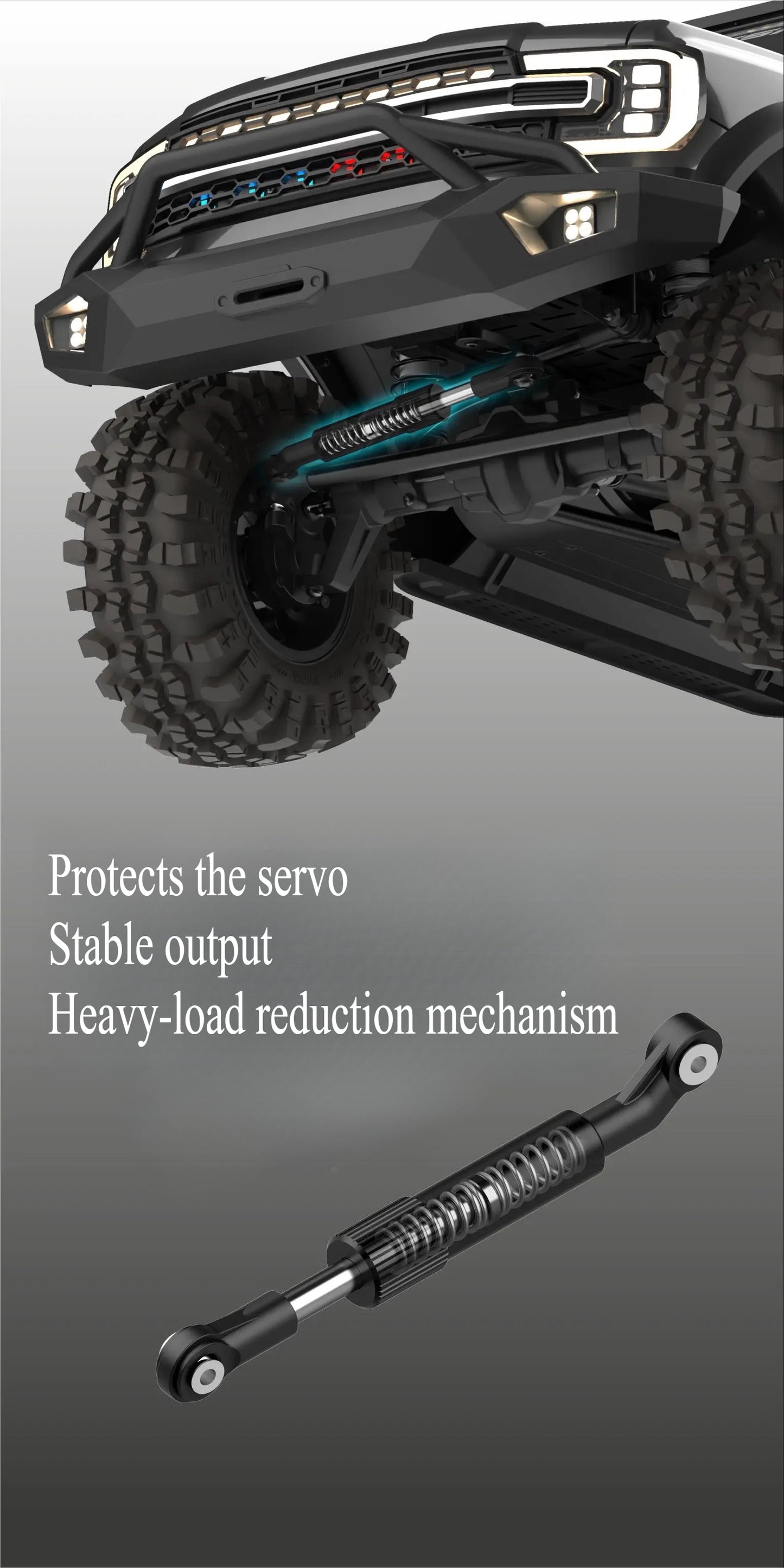 CROSSRC 1/5 Scale Brushless Version RC Off-road Pickup Climbing Car Big Dinosaur Series New Off-road Pickup Model Toy
