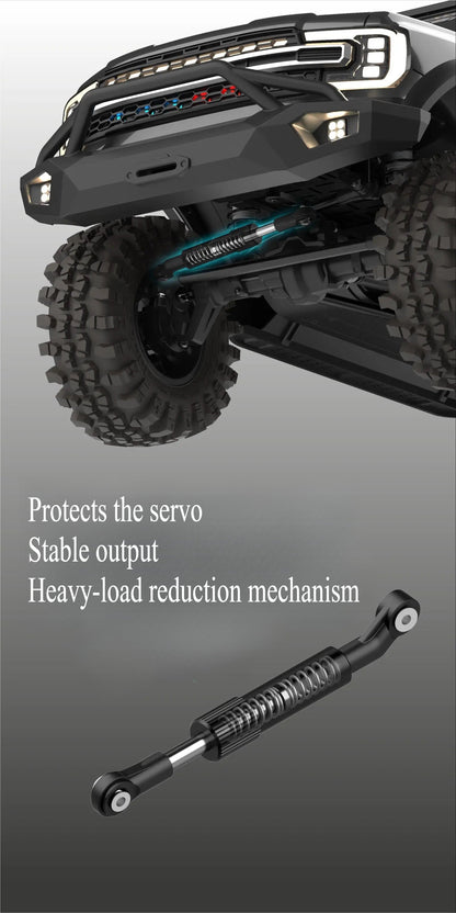CROSSRC Big Dinosaur RC Car 1/5 Scale Brushless Version RC Off-Road Pickup Climbing Car 2025 New Remote Control Car Toy