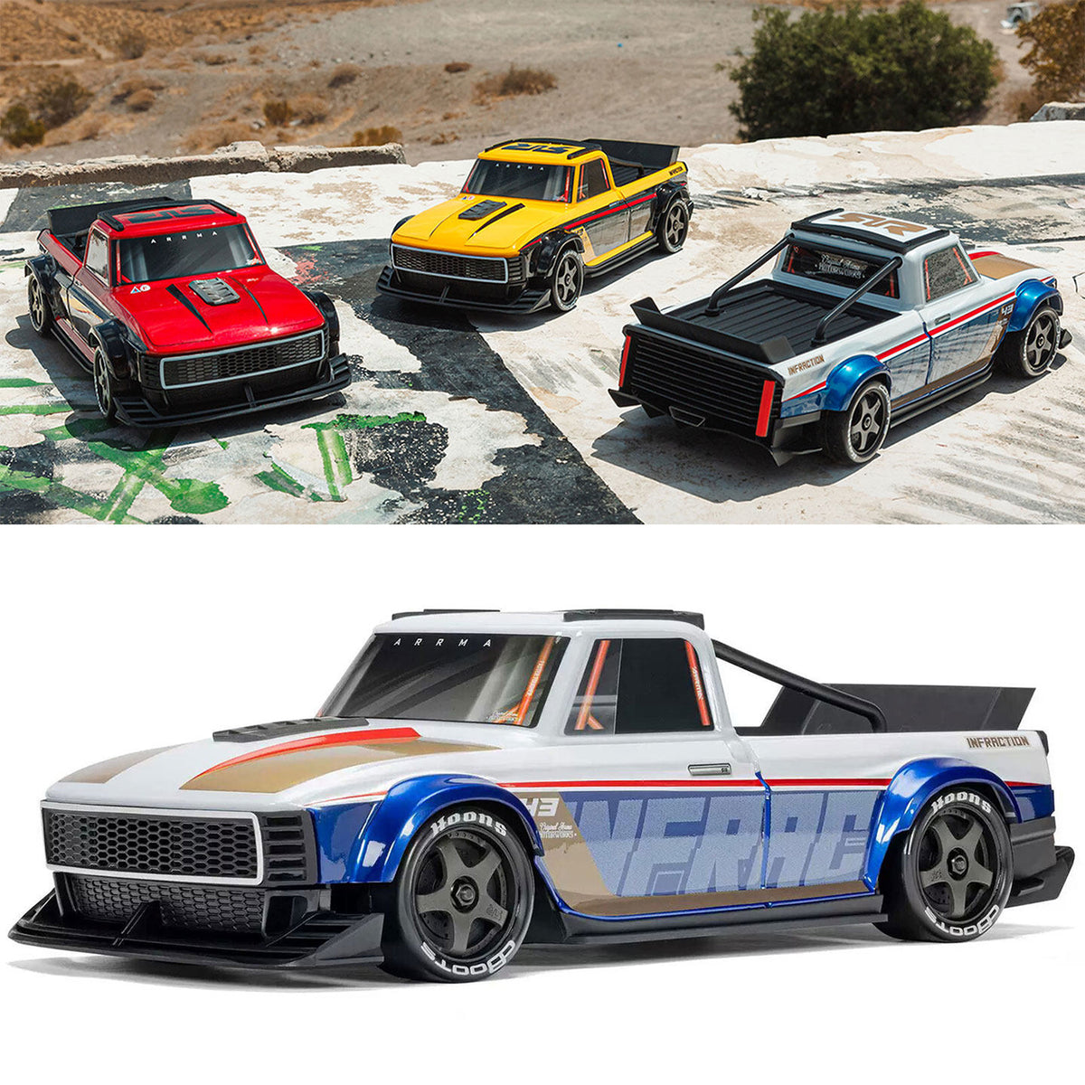 ARRMA INFRACTION GROM 1/12 4WD Brushless RC Sports Car RTR Version Street Sports Car Model Toy