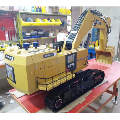 200KG 6015B RC Excavator 1/10 Hydraulic Excavator Double Cylinder Metal Crawler Excavator Model Adult Remote Control Car Toy