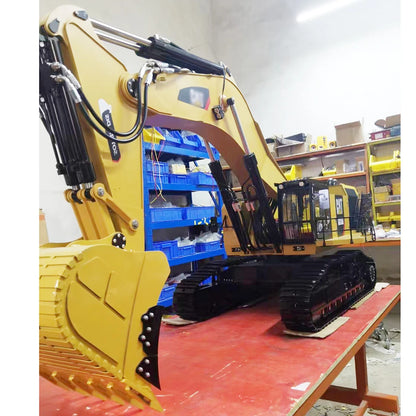 200KG 6015B RC Excavator 1/10 Hydraulic Excavator Double Cylinder Metal Crawler Excavator Model Adult Remote Control Car Toy