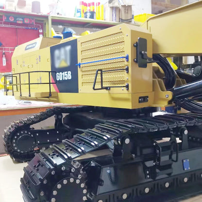 200KG 6015B RC Excavator 1/10 Hydraulic Excavator Double Cylinder Metal Crawler Excavator Model Adult Remote Control Car Toy