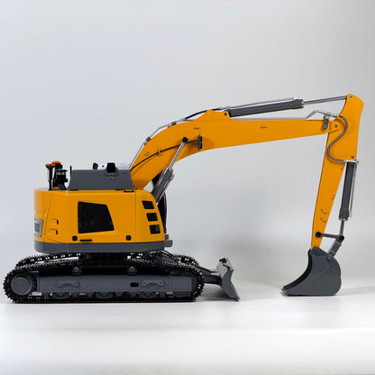 1/14 Scale 926 Metal Hydraulic RC Excavator RTR - Dual Pumps, 4-Way Valve, ST8 Radio System Model Gift