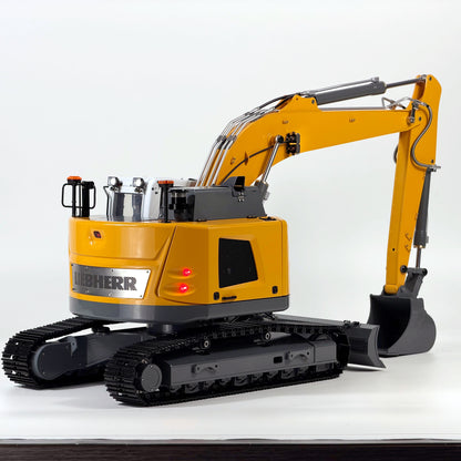 1/14 Scale 926 Metal Hydraulic RC Excavator RTR - Dual Pumps, 4-Way Valve, ST8 Radio System Model Gift