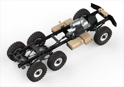 CROSSRC HC6 1/12 6x6 RC Military Truck American M35 Hard Shell Crawler Model