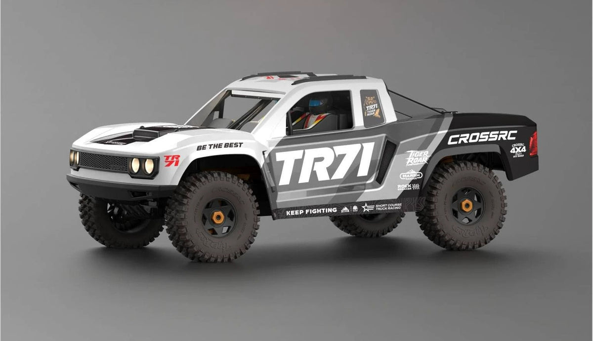 CROSSRC TR71 1/7 4WD Brushless Off-Road Short Course RC Truck Low CG 7075 Aluminum Chassis  RTR/ARTR for Adults