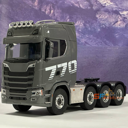 Scania 770S Remote Controlled Trailer 1/14 8x8 RC Tractor Truck RTR Version with Light & Sound System ST8 Transmitter