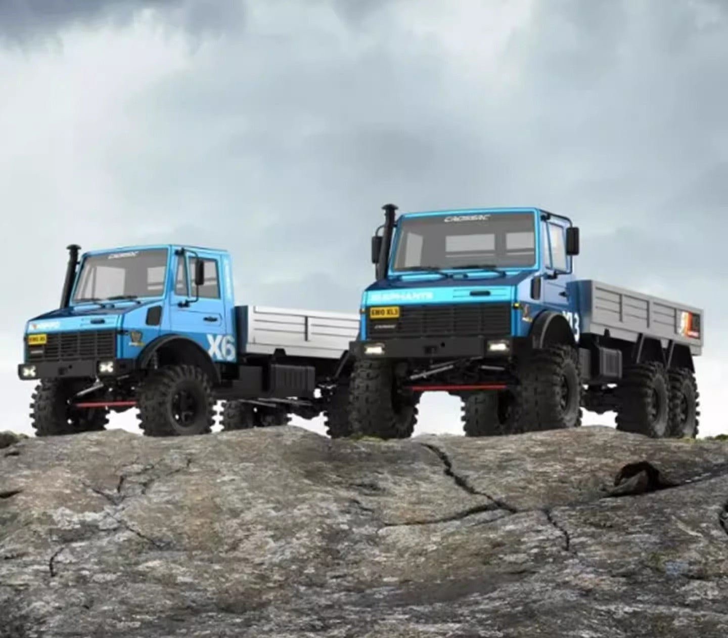 EMO X6 & XL3 1/8 Professioneller RC-Crawler – Hochleistungs-Geländewagen Hippo 6x6 & Elephant 4x4 (RTR)