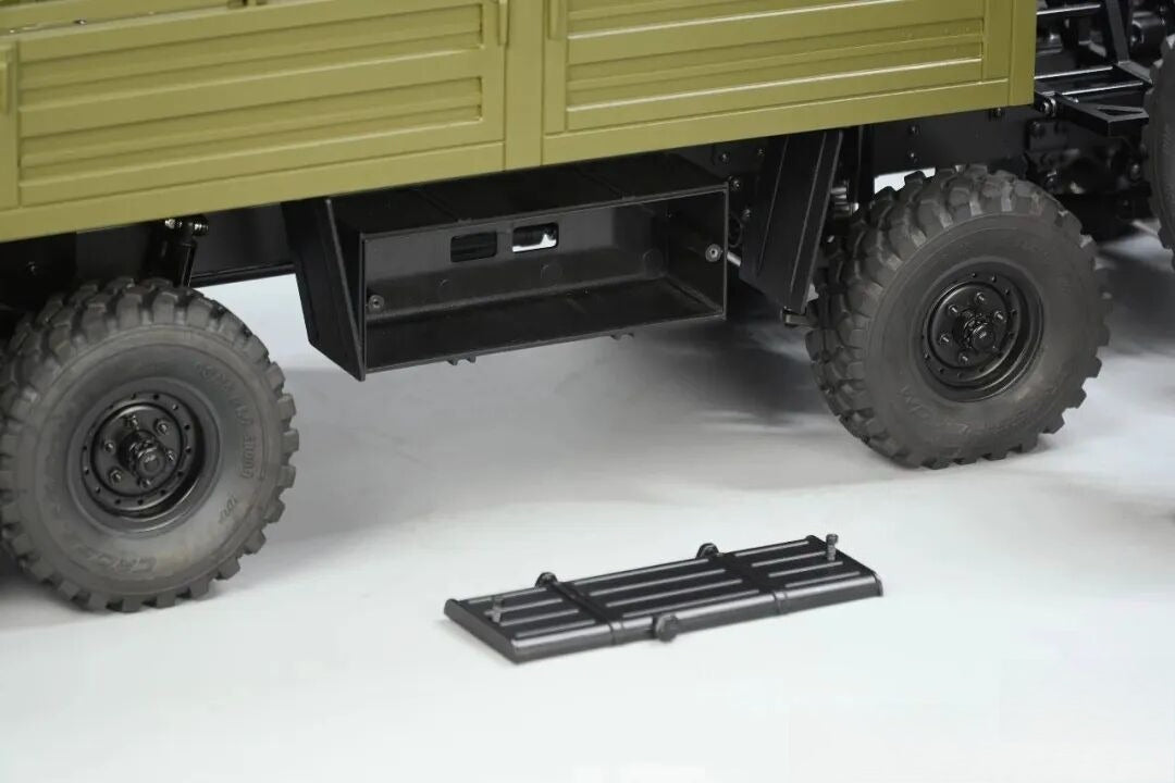 Model SC8 1/12 8x8 Professional Full Metal Chassis Heavy Truck - Dual Front Axle Steering Simulation Off-Road Vehicle