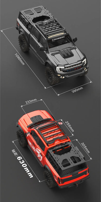 CROSSRC Big Dinosaur RC Car 1/5 Scale Brushless Version RC Off-Road Pickup Climbing Car 2025 New Remote Control Car Toy