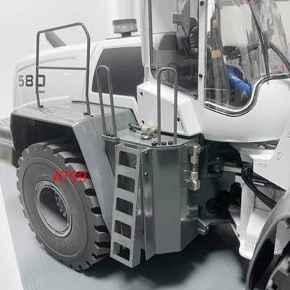 580 RC Loader 1/14 Remote Control Hydraulic Loader Metal Model RTR with Smoke System Wheel Loader Adult Remote Control Car Toy