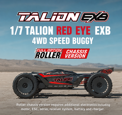Arrma Talion 1/7 EXB Extreme Bash 4WD Speed Truggy RC Car Chassis Roller Edition