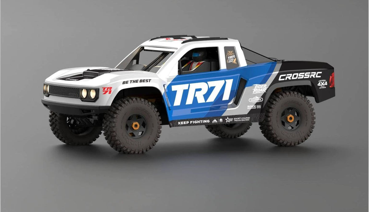 CROSSRC TR71 1/7 4WD Brushless Off-Road Short Course RC Truck Low CG 7075 Aluminum Chassis  RTR/ARTR for Adults