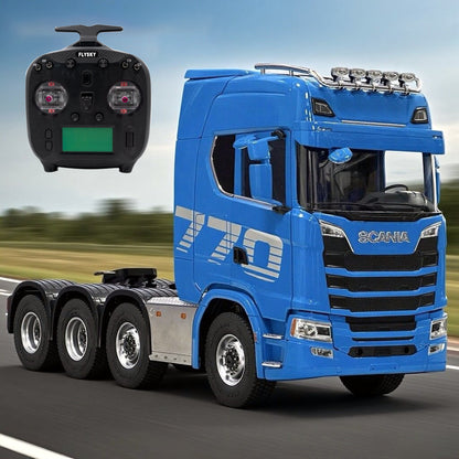 Scania 770S Remote Controlled Trailer 1/14 8x8 RC Tractor Truck RTR Version with Light & Sound System ST8 Transmitter