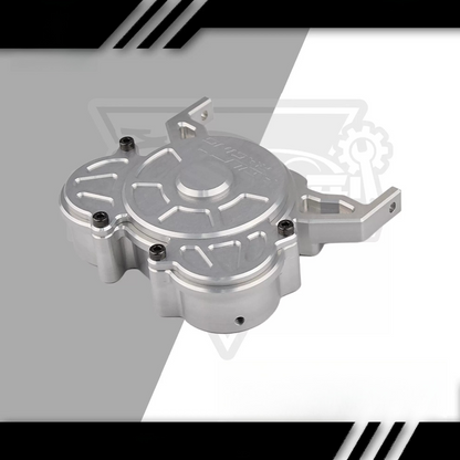CROSSRC Dinosaur Aluminum Gearbox Front Cover - 7075-T6 Alloy Transmission Housing Cap